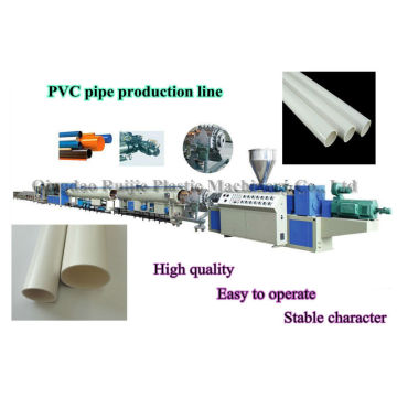 Equipos de plástico línea de extrusión de tubería de PVC